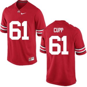 Men's Ohio State Buckeyes #61 Gavin Cupp Red Nike NCAA College Football Jersey Stability REK5144TY